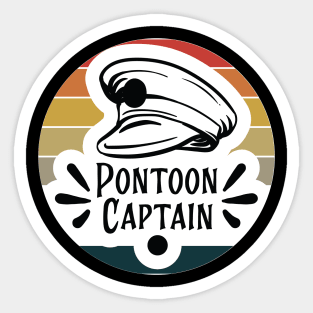 Pontoon Captain Sticker